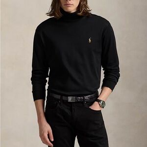 Ralph Lauren Polo Black Turtleneck, Men’s XL